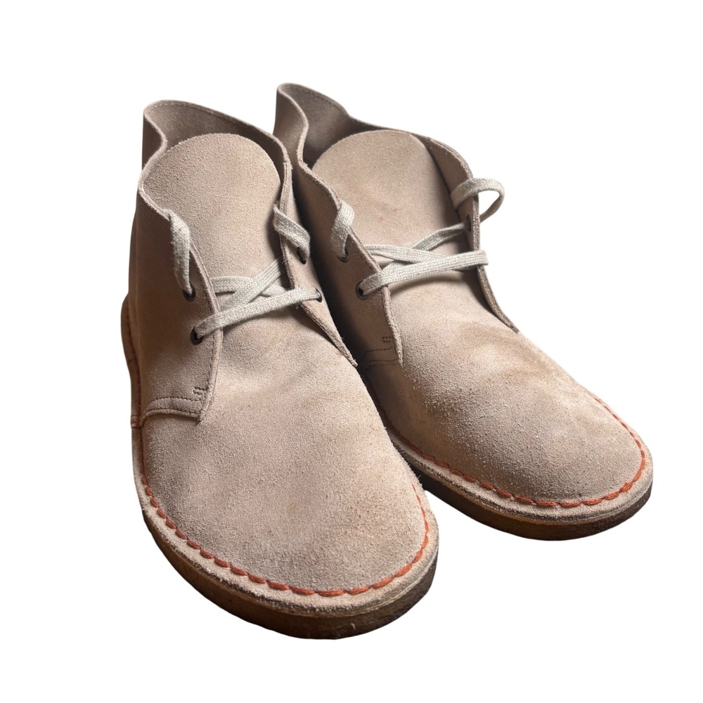 Clarks Originals Mens Desert Boot Sand Suede Chukka Crepe Sole Size‎ 10